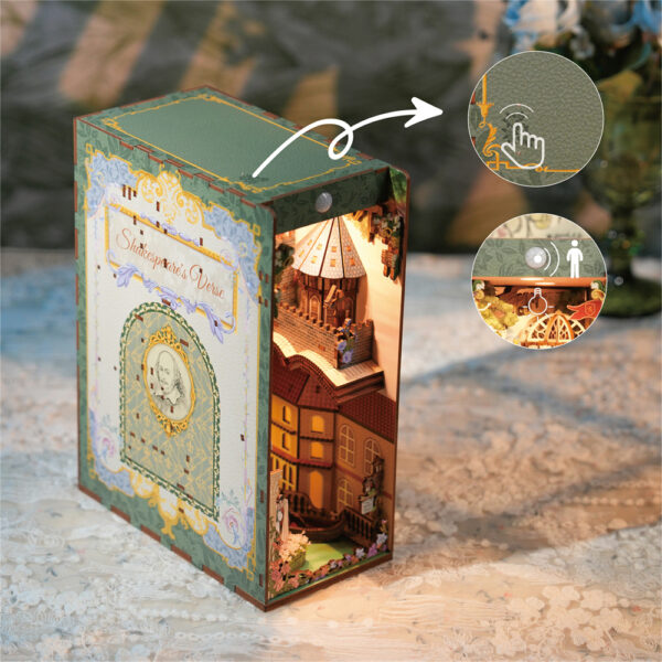 TONECHEER - BOOK NOOK 3D PUZZLE | SHAKESPEARE'S VERSE