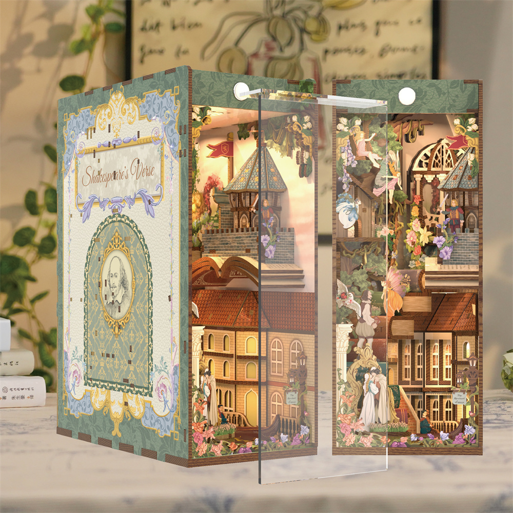TONECHEER - BOOK NOOK 3D PUZZLE | SHAKESPEARE'S VERSE