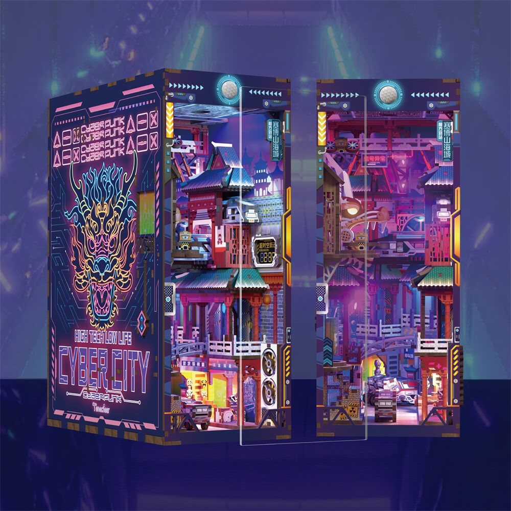 TONECHEER - BOOK NOOK 3D PUZZLE | CYBER CITY