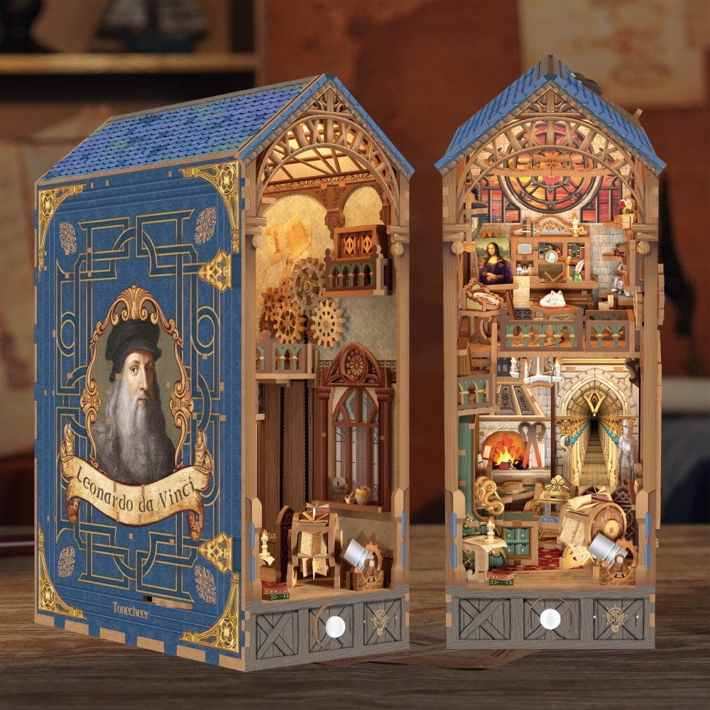 TONECHEER - BOOK NOOK 3D PUZZLE | LEONARDO DA VINCI