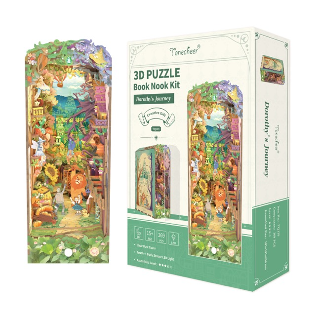 TONECHEER - BOOK NOOK 3D PUZZLE | DOROTHY'S JOURNEY
