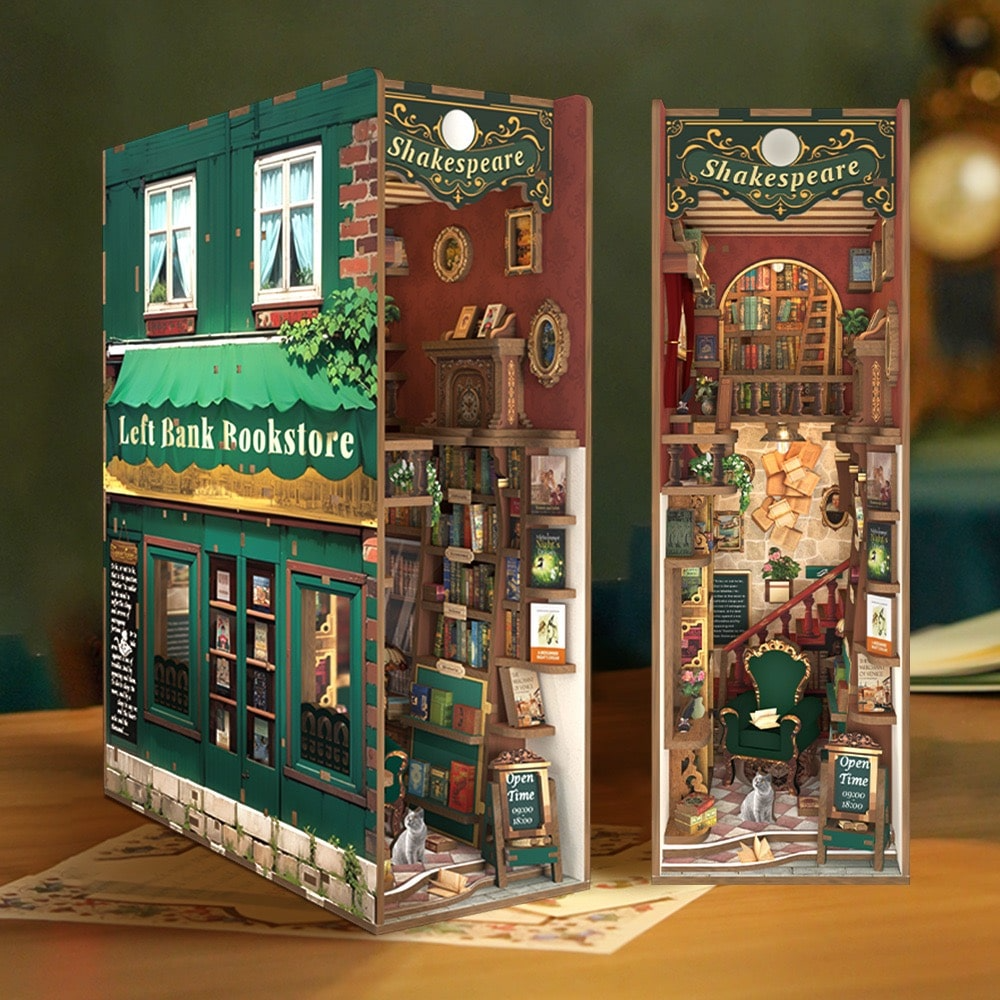 TONECHEER - BOOK NOOK 3D PUZZLE | LEFT BANK BOOKSTORE