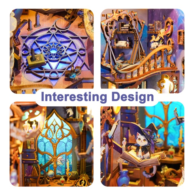 TONECHEER - BOOK NOOK 3D PUZZLE | MAGIC STARS ROOM