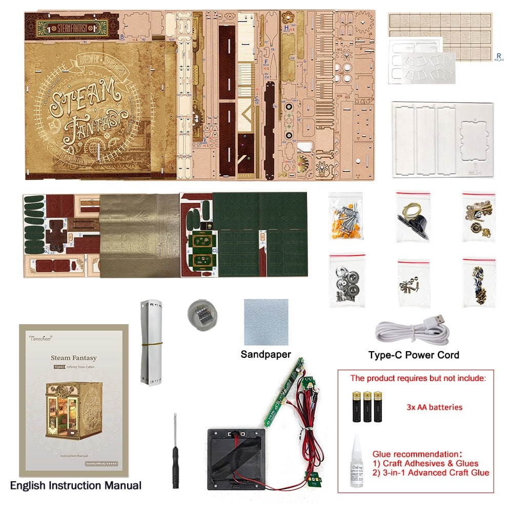 TONECHEER - BOOK NOOK 3D PUZZLE | STEAM FANTASY