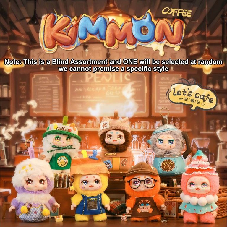 KIMMON- LET'S CAFE PLUSH DOLL BLIND BOX