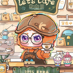KIMMON- LET'S CAFE PLUSH DOLL BLIND BOX