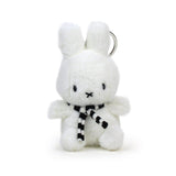 Miffy with Scarf Keychain White