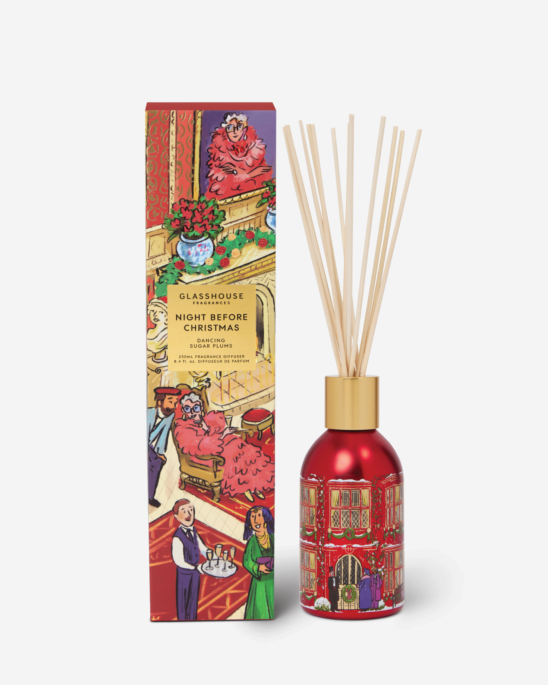Glasshouse 250ml Christmas Diffuser Night Before Christmas