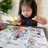 HEY DOODLE - CLASSIC COLOURING & DOODLE MAT | MY FIRST COUNTING
