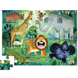 CROCODILE CREEK - CLASSIC FLOOR PUZZLE 36 PC VERY WILD ANIMALS