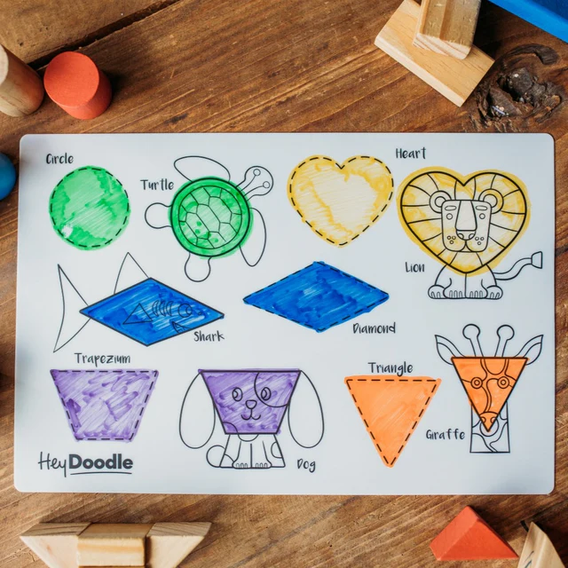 HEY DOODLE - REUSABLE MINI MAT | SHAPE SHIFTERS