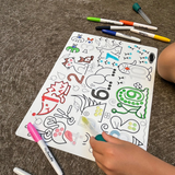 HEY DOODLE - SENSORY COLOURING & DOODLE MAT | WILD DIGITS