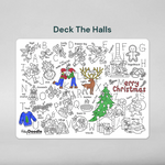 HEY DOODLE - REUSEABLE SILCONE MAT | DECK THE HALLS