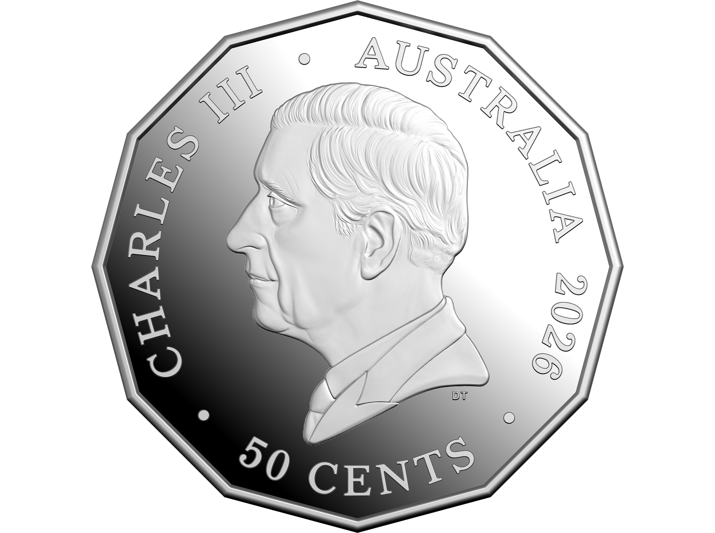 Royal Australian Mint 2026 50c Coloured Silver Proof Coin, Colours of Christmas