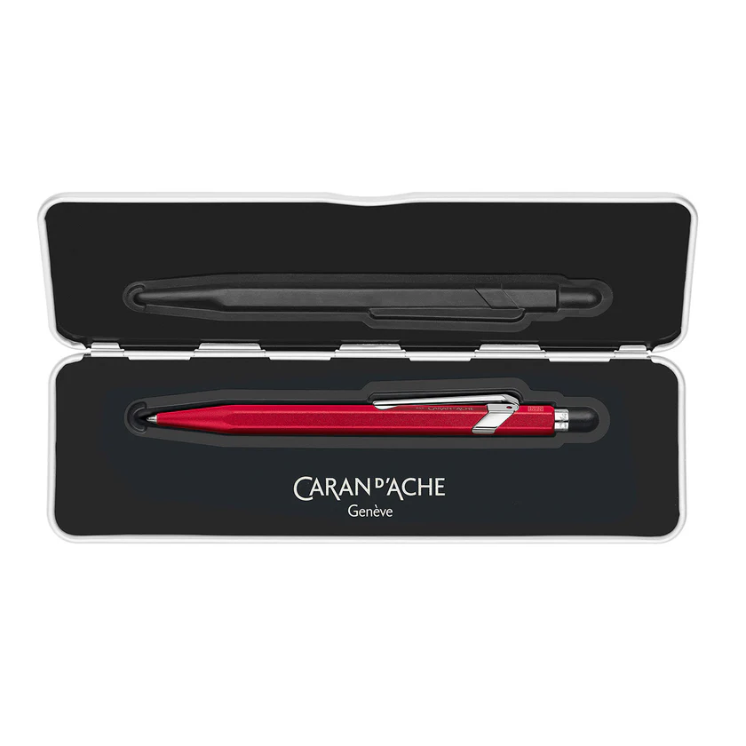 CARAN D'ACHE - 849 BILLE | BALLPOINT PEN | COLORMAT-X LINE | SLIMPACK | RED