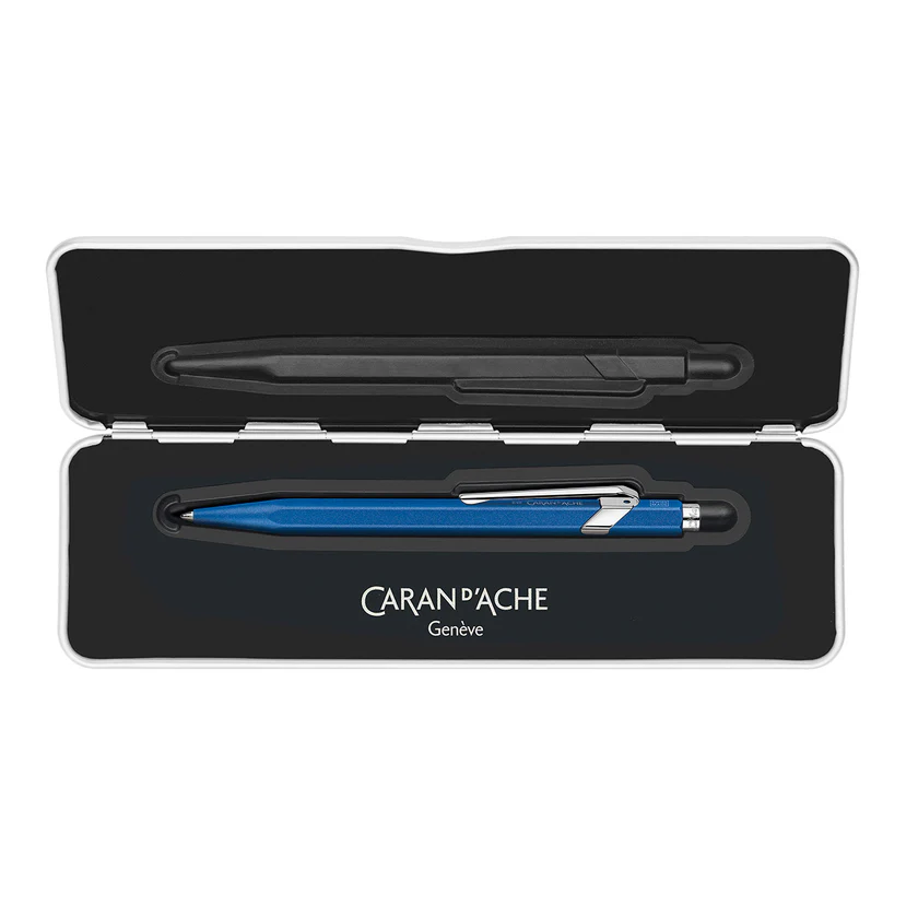 CARAN D'ACHE - 849 BILLE | BALLPOINT PEN | COLORMAT-X LINE | SLIMPACK | BLUE