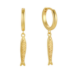 MTL - SARDINE HOOPS | 18K GOLD VERMEIL