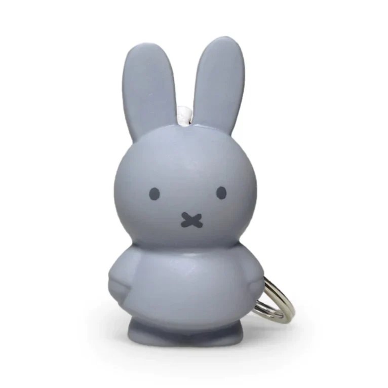 MIFFY - MIFFY SILVER BLUE KEY RING - 6.2 CM