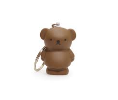 BORIS - BORIS BROWN KEY RING - 4.5 CM
