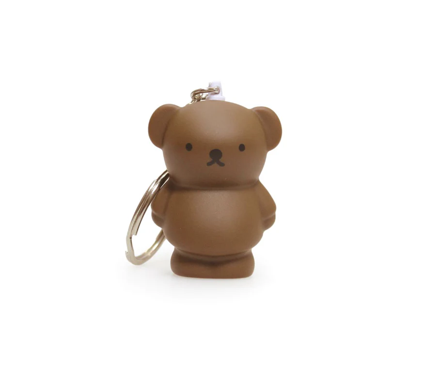 BORIS - BORIS BROWN KEY RING - 4.5 CM