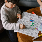 HEY DOODLE - CLASSIC COLOURING & DOODLE MAT | WILD OF AOTEAROA