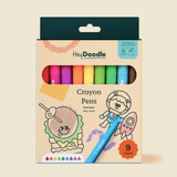 HEY DOODLE - WASHABLE CRAYON PENS