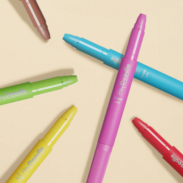 HEY DOODLE - WASHABLE CRAYON PENS