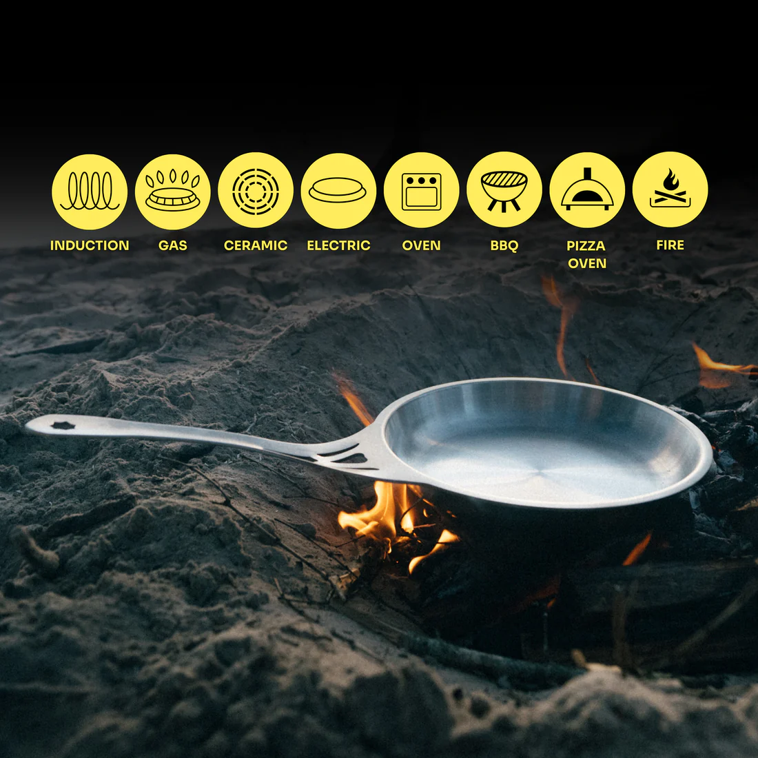 SOLIDTEKNICS - NONI | 26CM STAINLESS STEEL FRYPAN