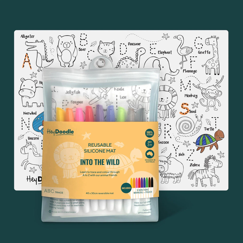 HEY DOODLE - REUSABLE SILICONE MAT | INTO THE WILD