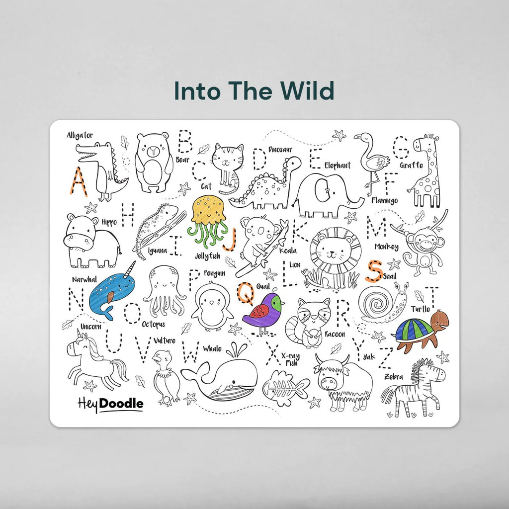 HEY DOODLE - REUSABLE SILICONE MAT | INTO THE WILD