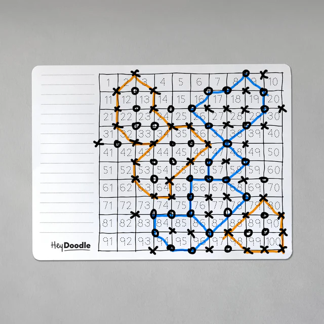 HEY DOODLE - REUSEABLE SILCONE MAT | 100 SQUARES