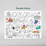 HEY DOODLE - REUSEABLE SILCONE MAT | AUSSIE ICONS