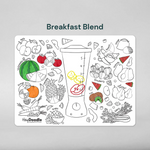 HEY DOODLE - REUSEABLE SILCONE MAT | BREAKFAST BLEND