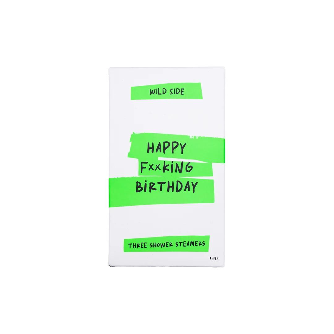 WILD EMERY - HAPPY F**KING BIRTHDAY SHOWER STEAMER THREE PACK