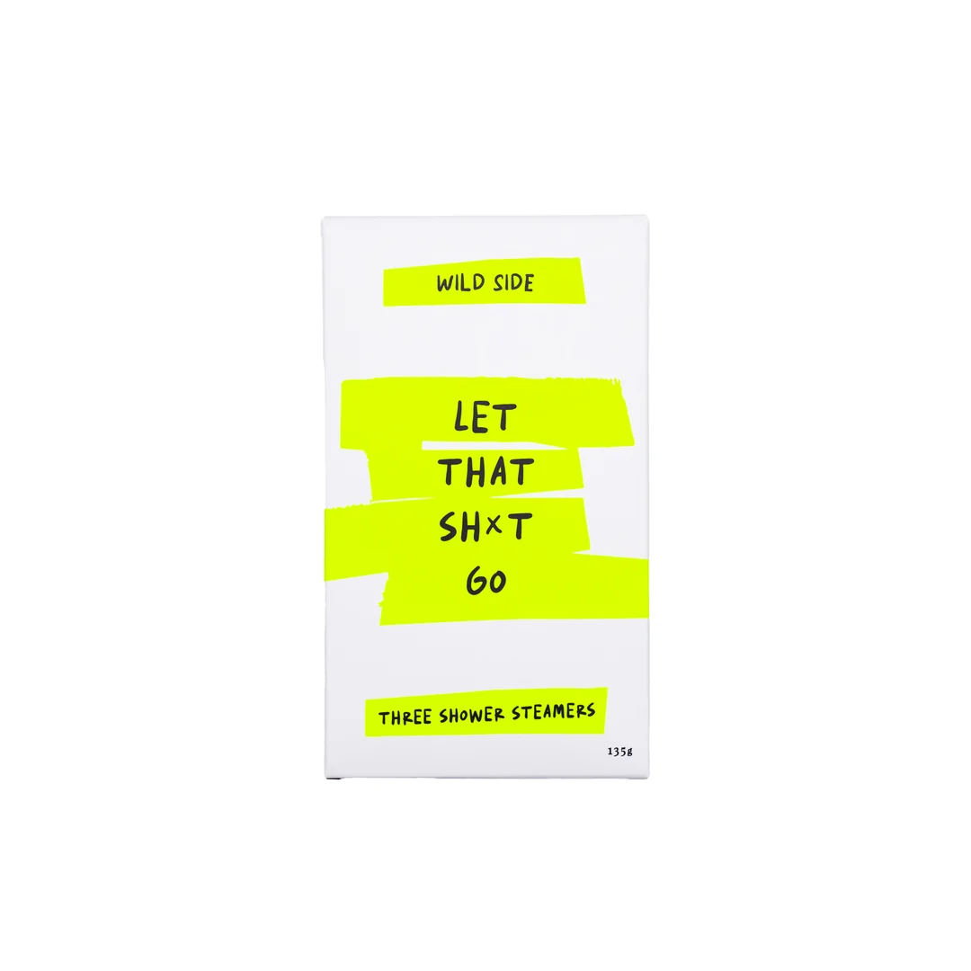 WILD EMERY - LET THAT SH*T GO SHOWER STEAMER THREE PACK