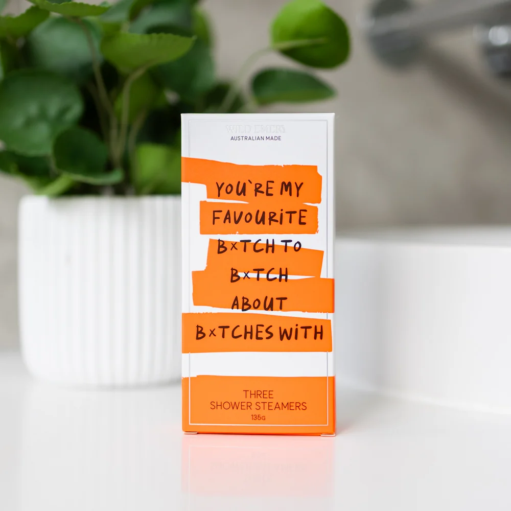 WILD EMERY - YOU'RE MY FAVOURITE B*TCH | SHOWER STEAMER 3 PACK