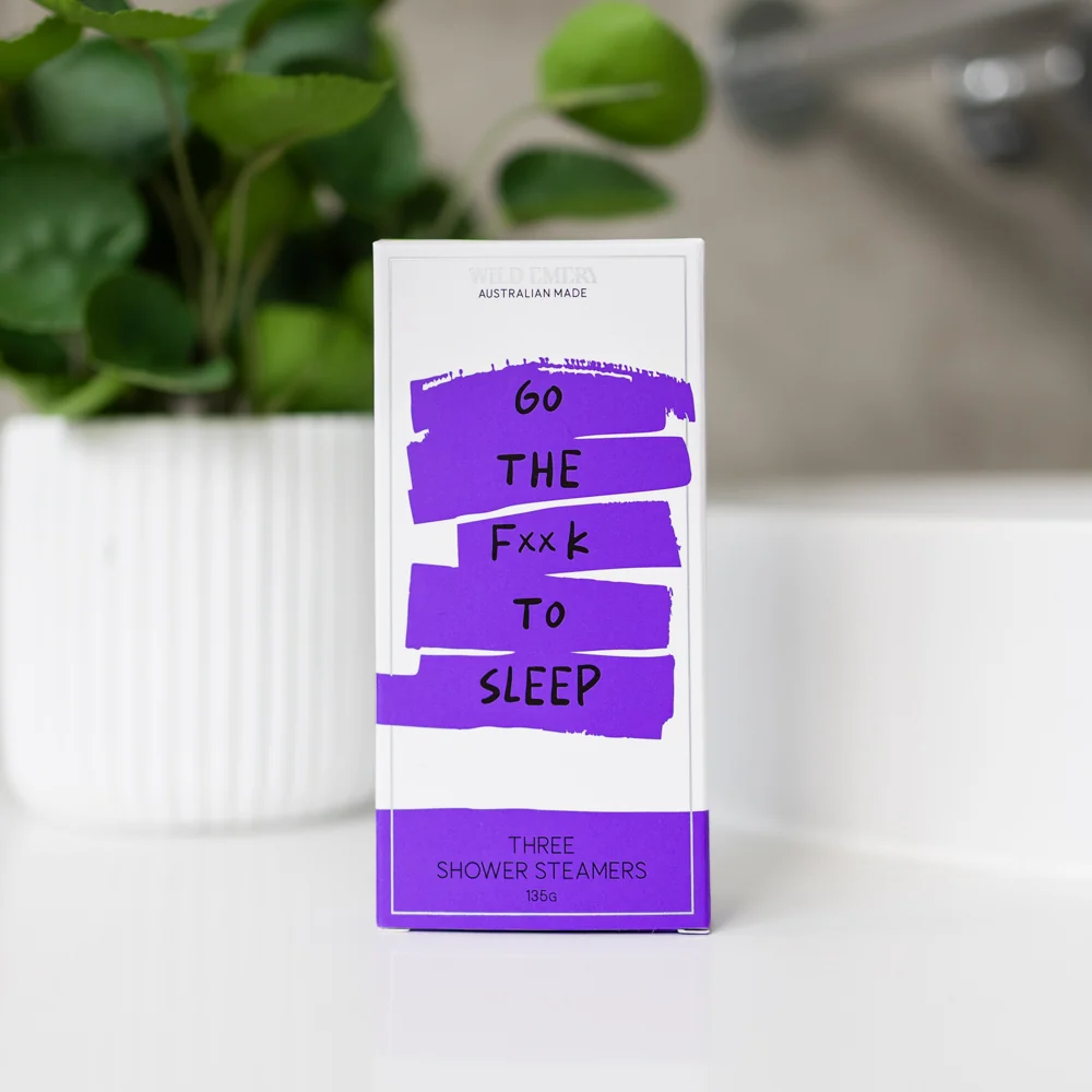 WILD EMERY - GO THE F**K TO SLEEP | SHOWER STEAMER 3 PACK