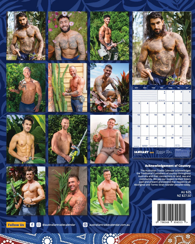 AUSTRALIAN TRADIE CALENDAR - PLANT EDITION