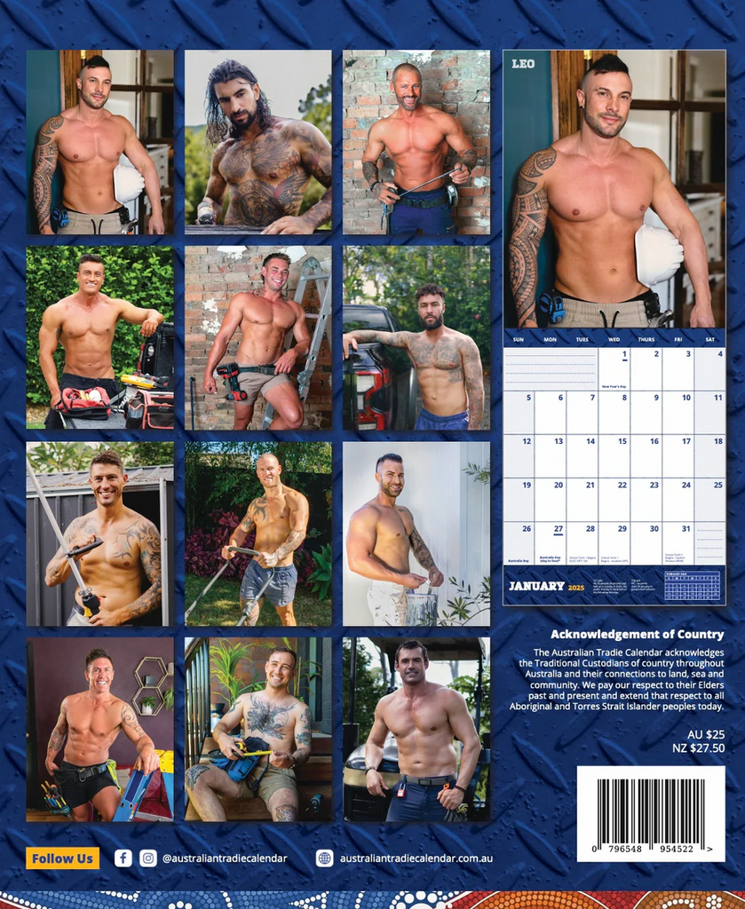 AUSTRALIAN TRADIE CALENDAR - CLASSIC TRADIE EDITION