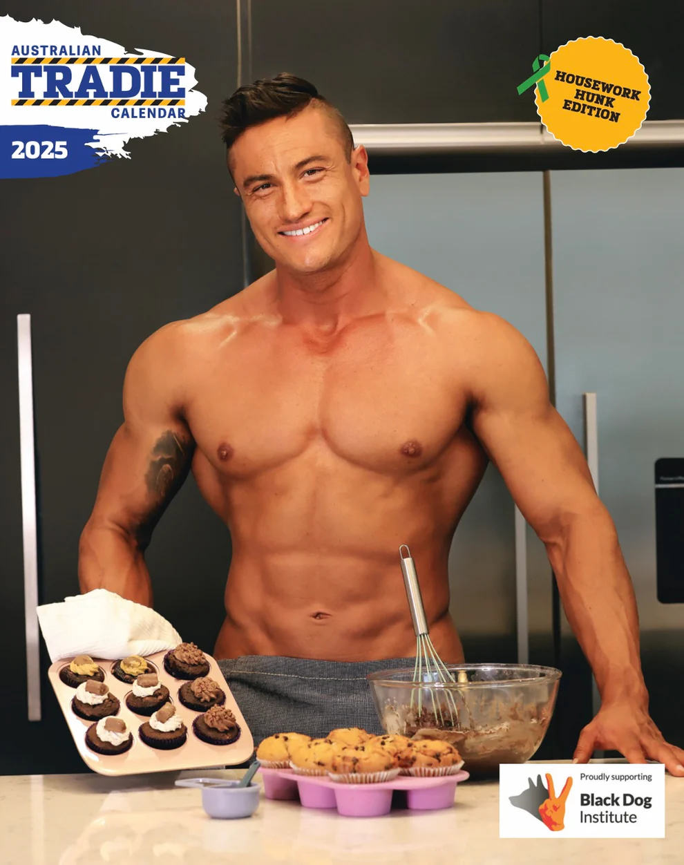 AUSTRALIAN TRADIE CALENDAR - HOUSEWORK HUNK EDITION