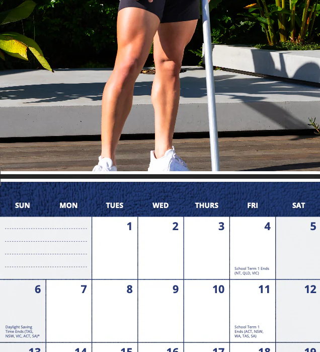 AUSTRALIAN TRADIE CALENDAR - HOUSEWORK HUNK EDITION