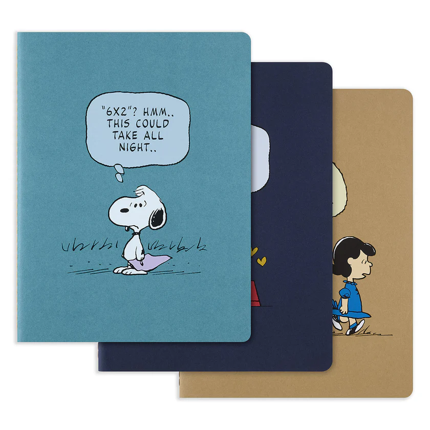 MOLESKINE - PEANUTS LIMITED EDITION CASHIER NOTEBOOK SET | EXTRA LARGE