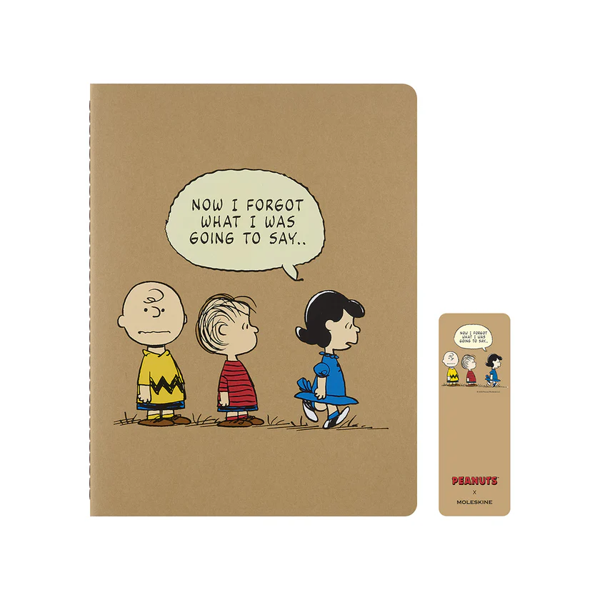 MOLESKINE - PEANUTS LIMITED EDITION CASHIER NOTEBOOK SET | EXTRA LARGE