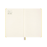 MOLESKINE - PEPPERMINT PATTY PEANUTS LIMITED EDITION NOTEBOOK | YELLOW | LARGE