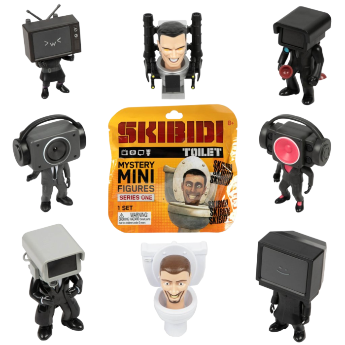 SKIBIDI TOILET - MYSTERY MINI FIGURES | SERIES ONE | BLIND BAG VINYL FIGURE
