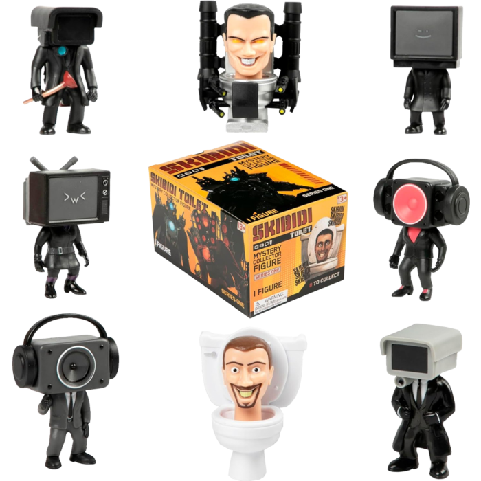 SKIBIDI TOILET | MYSTERY COLLECTOR FIGURE ASSORTMENT | SERIES 1