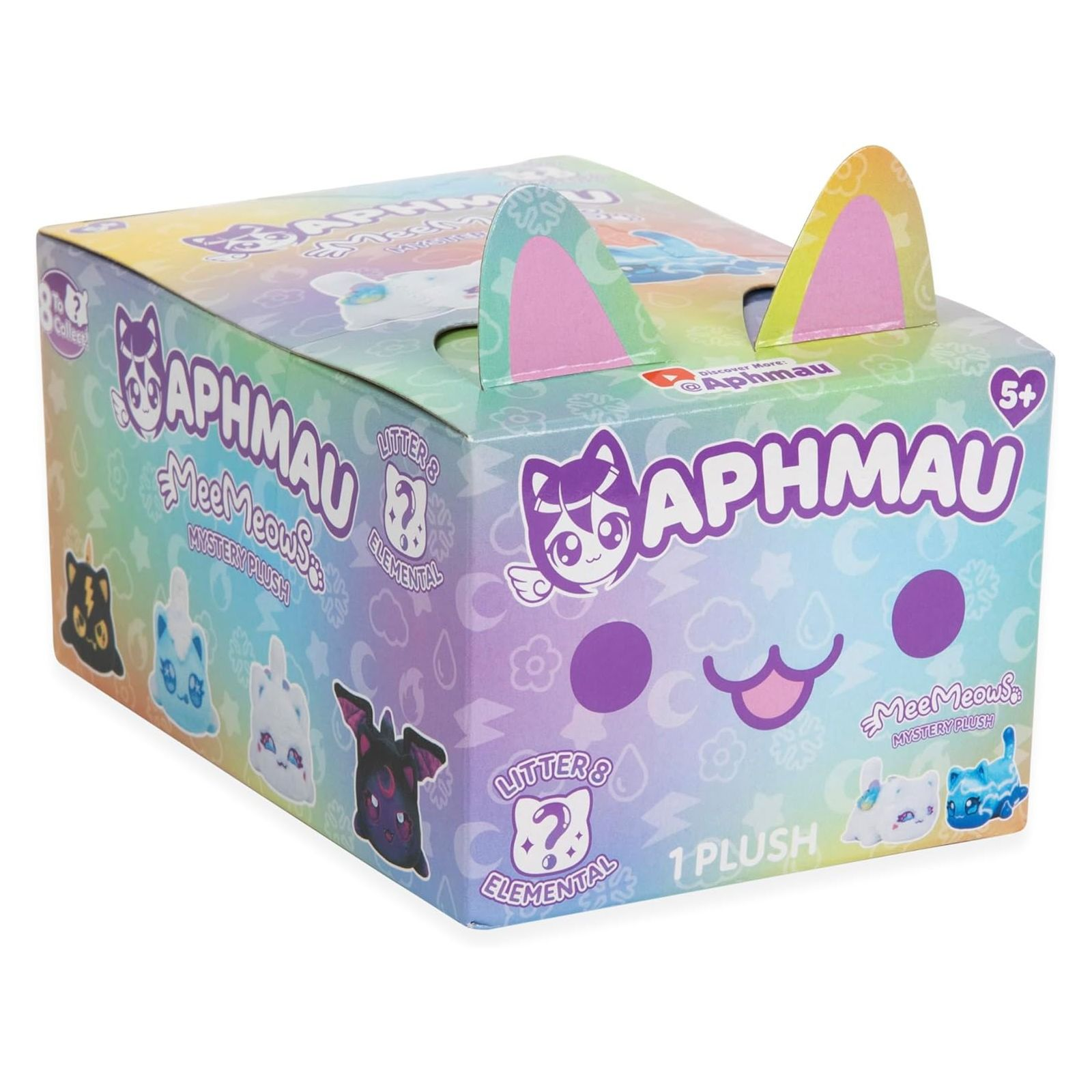 APHMAU - MEE MEOWS | MEEMEOWS LITTER 8 ELEMENTAL 6" MYSTERY PLUSH BLIND BOX
