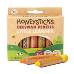 HONEYSTICKS - 3-IN-1 BEESWAX PENCILS LITTLE LEARNERS 7PK