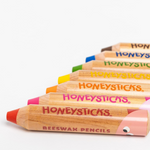 HONEYSTICKS - 3-IN-1 BEESWAX PENCILS LITTLE LEARNERS 7PK
