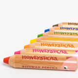 HONEYSTICKS - 3-IN-1 BEESWAX PENCILS LITTLE LEARNERS 7PK